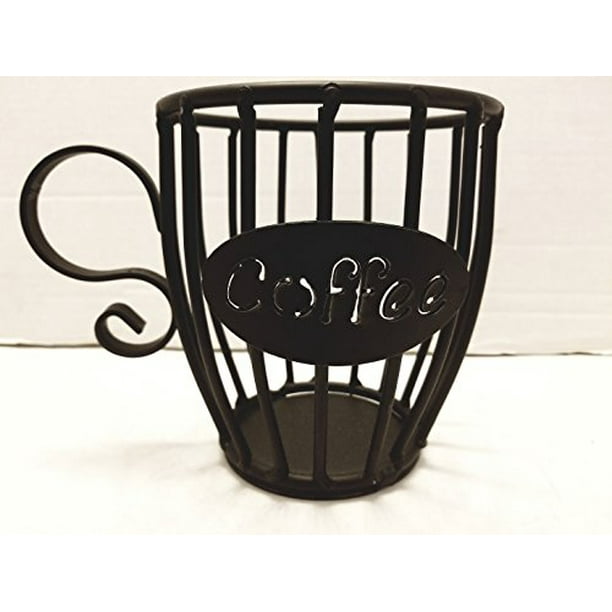 Wrought Iron Coffee Mug Keurig K Cup Holder Amish Handmade Holds 16 Cups USA Wrought Iron Coffee Mug Keurig K Cup Holder Amish Handmade Holds 16 Cups USA